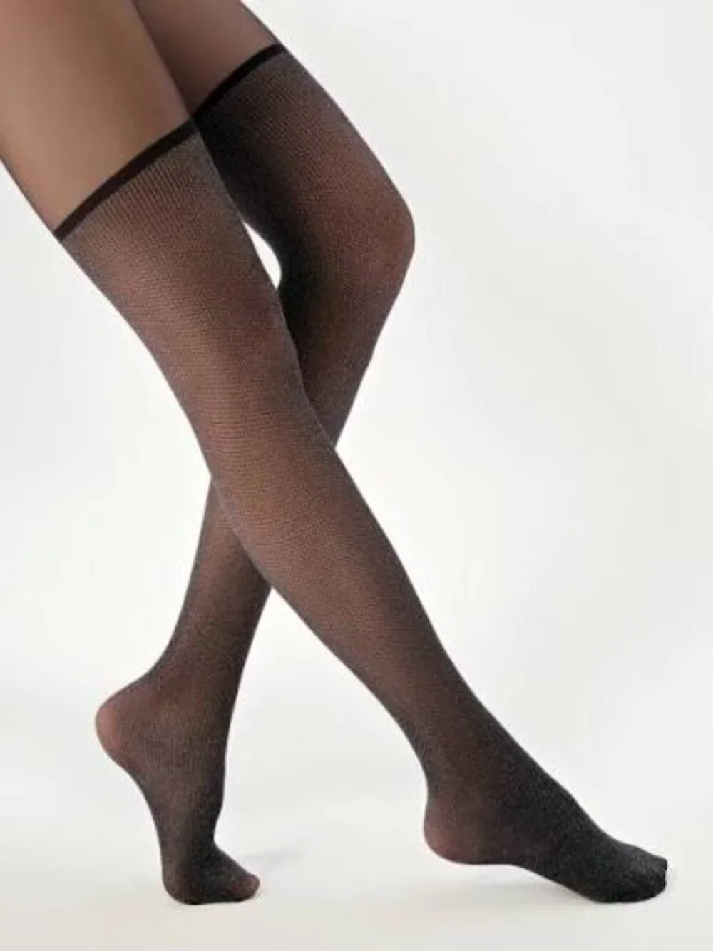 Conte Lurex Net 40 Den - Fantasy Women's Tights Striking Glitter Mesh Stocking
